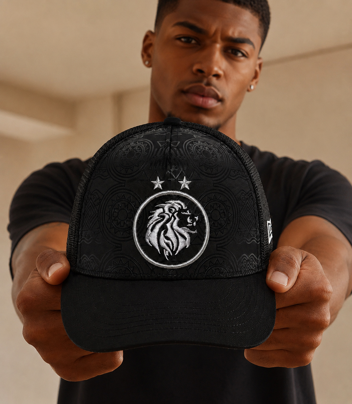 Casquette 4YouFans Sénégal Drapeau 2 étoiles